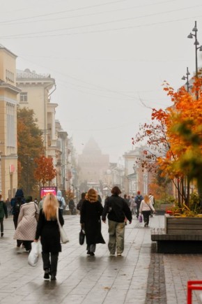 Осенняя слякоть и хмурое небо ожидает сегодня нижегородцев